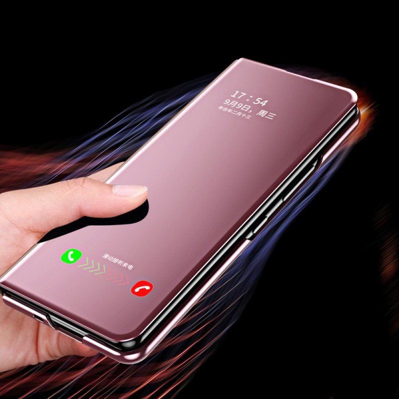 Etui Na Telefon do Samsung Galaxy Z Fold 4 Etui Folio Lustro I Przejrzystość