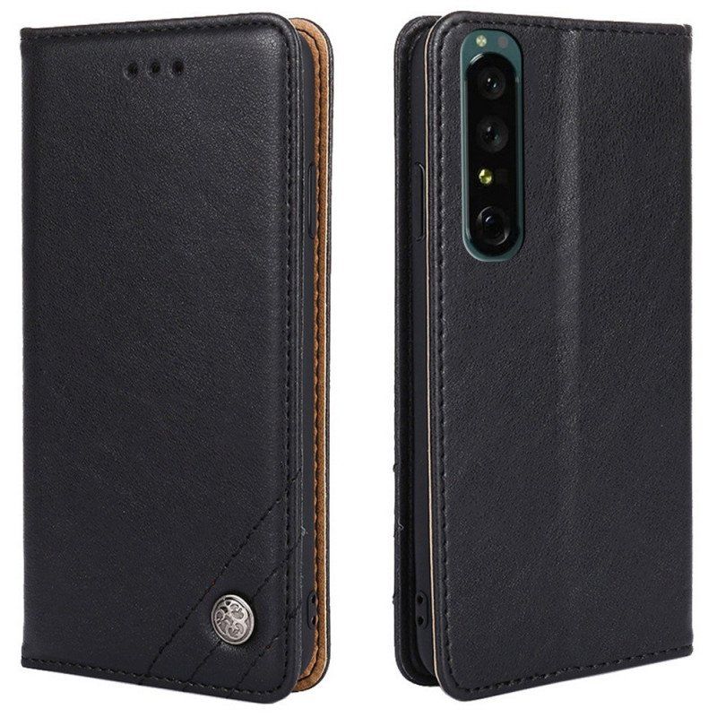 Etui Na Telefon do Sony Xperia 1 IV Etui Folio Nity Ozdobne