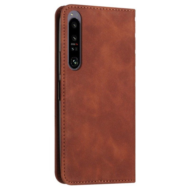 Etui Na Telefon do Sony Xperia 1 IV Etui Folio Styl Skórzany Wzór 3d