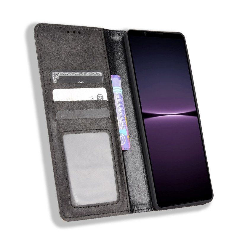 Etui Na Telefon do Sony Xperia 1 IV Etui Folio Stylizowany