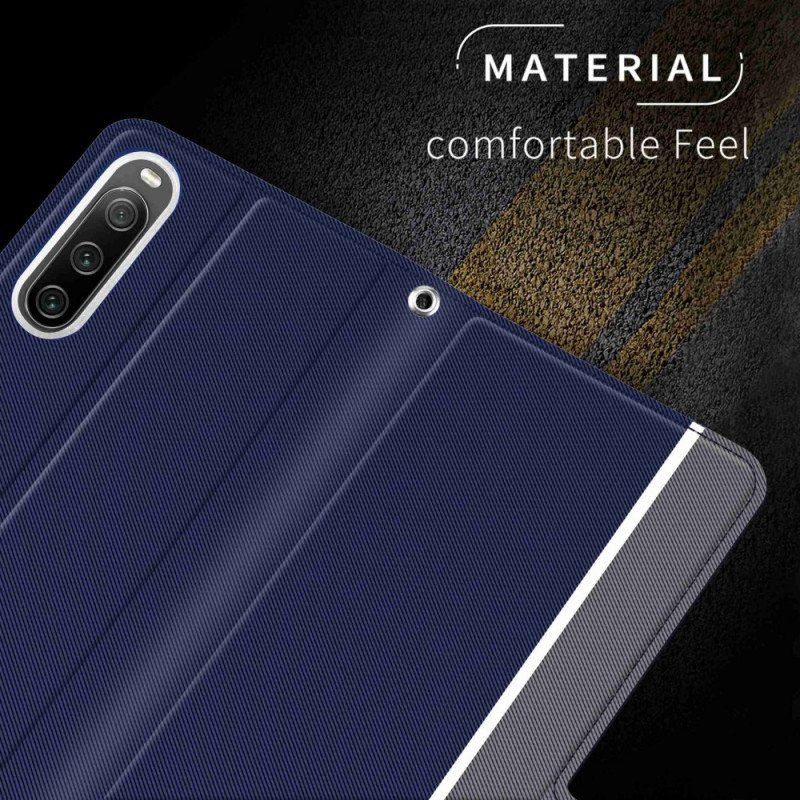 Etui Na Telefon do Sony Xperia 10 IV Etui Folio Dwukolorowy Baiyu