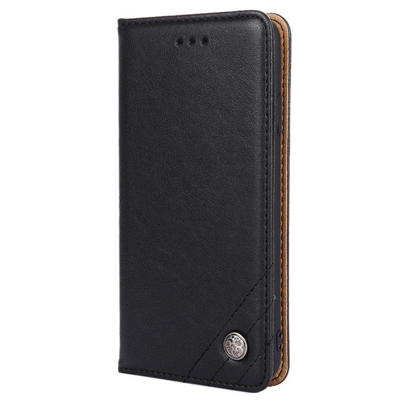 Etui Na Telefon do Sony Xperia 10 IV Etui Folio Ozdobny Nit Ze Sztucznej Skóry