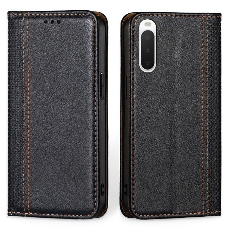 Etui Na Telefon do Sony Xperia 10 IV Etui Folio Sztuczna Skóra W Stylu Vintage