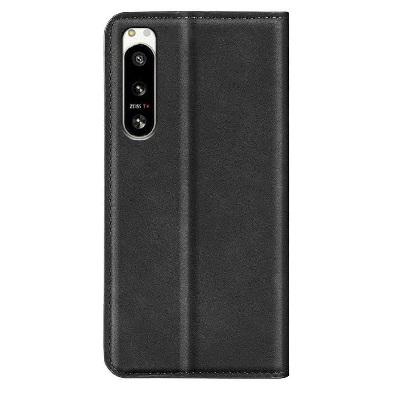 Etui Na Telefon do Sony Xperia 5 IV Etui Folio Stylizacja Skóry