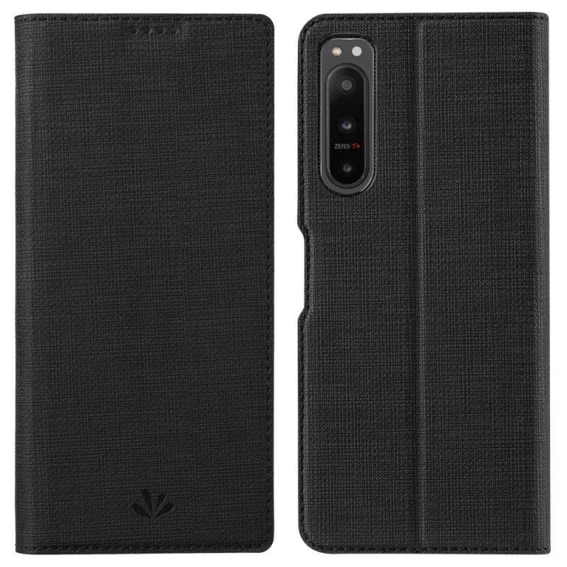 Etui Na Telefon do Sony Xperia 5 IV Etui Folio Teksturowana Seria Vili Dmx