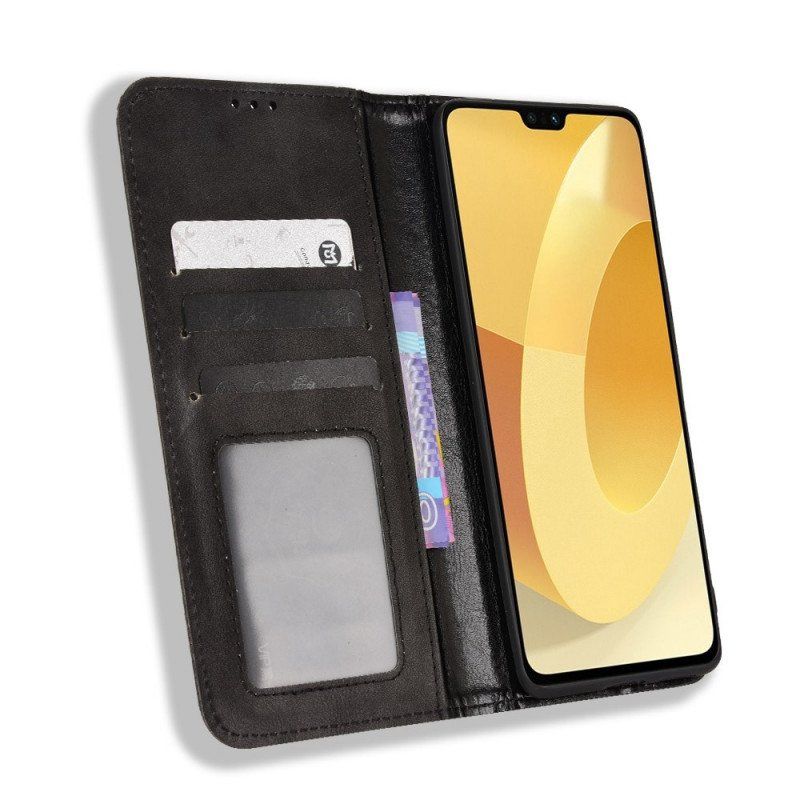 Etui Na Telefon do Vivo V23 5G Etui Folio Stylowa Sztuczna Skóra