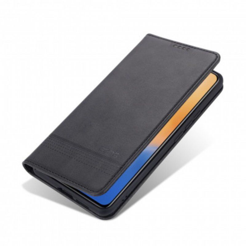 Etui Na Telefon do Vivo X60 Etui Folio Stylizacja Skóry Azns