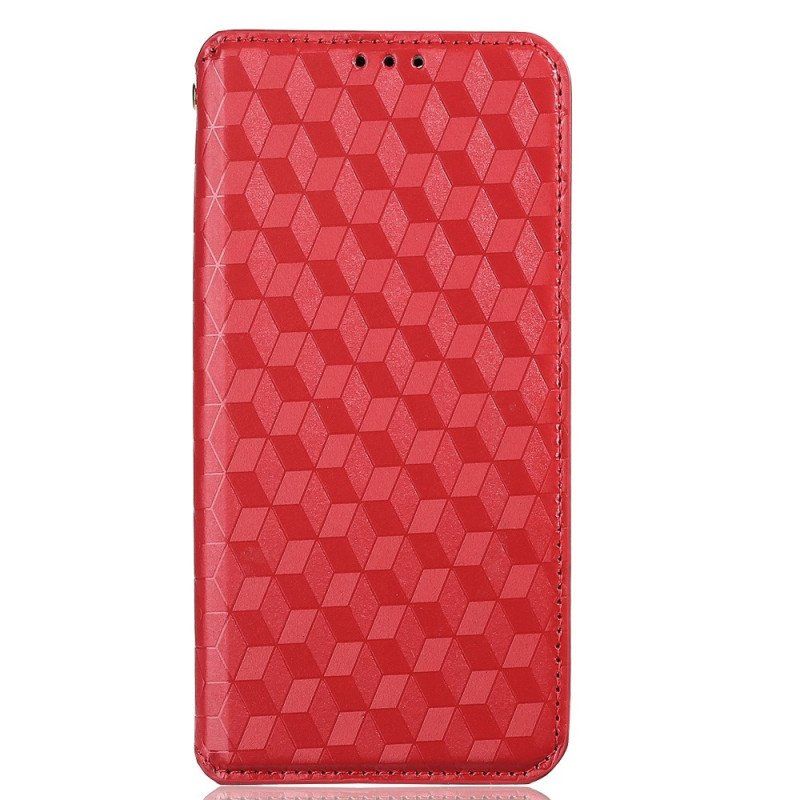 Etui Na Telefon do Vivo X80 Pro Etui Folio Kostki 3d