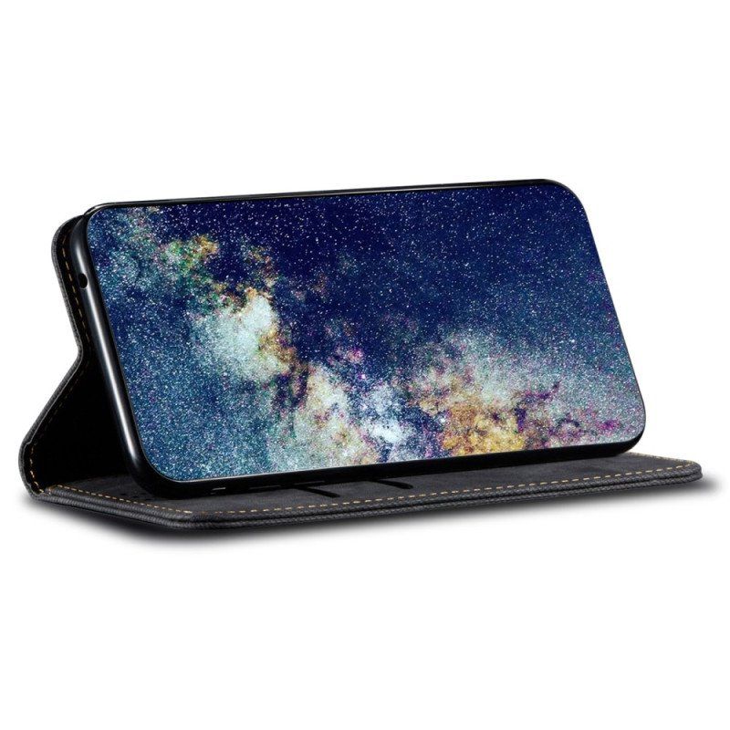 Etui Na Telefon do Vivo X90 Pro Etui Folio Tkanina Dżinsowa