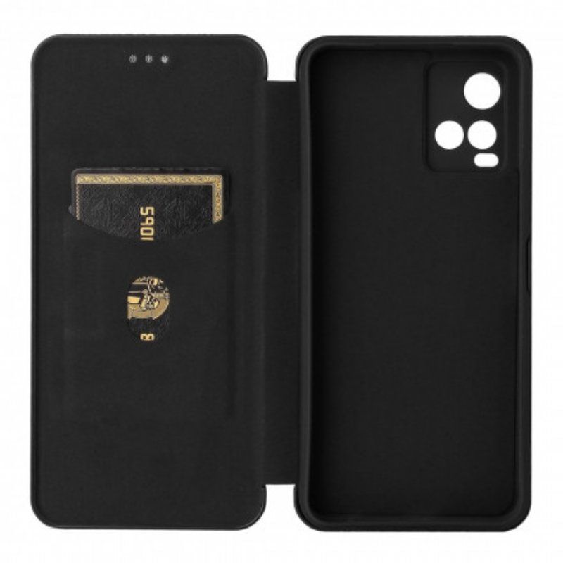 Etui Na Telefon do Vivo Y21 Etui Folio Kolorowy Silikon Węglowy