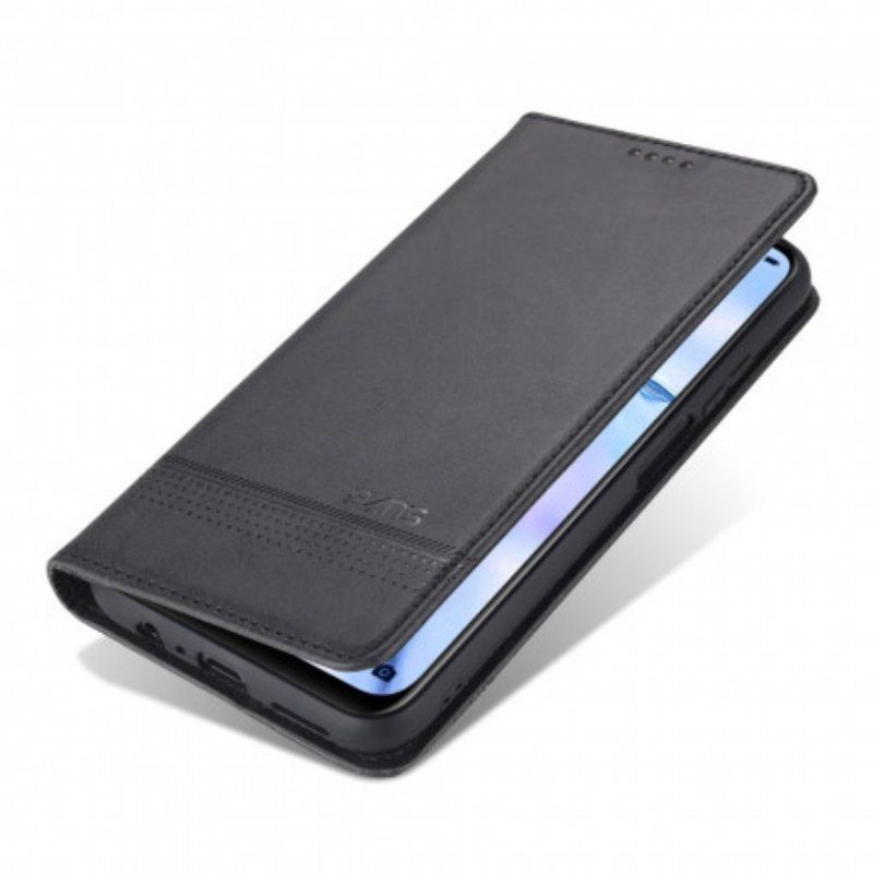 Etui Na Telefon do Vivo Y72 5G Etui Folio Stylizacja Skóry Azns