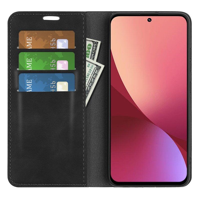 Etui Na Telefon do Xiaomi 12 / 12X Etui Folio Dotyk Skóry