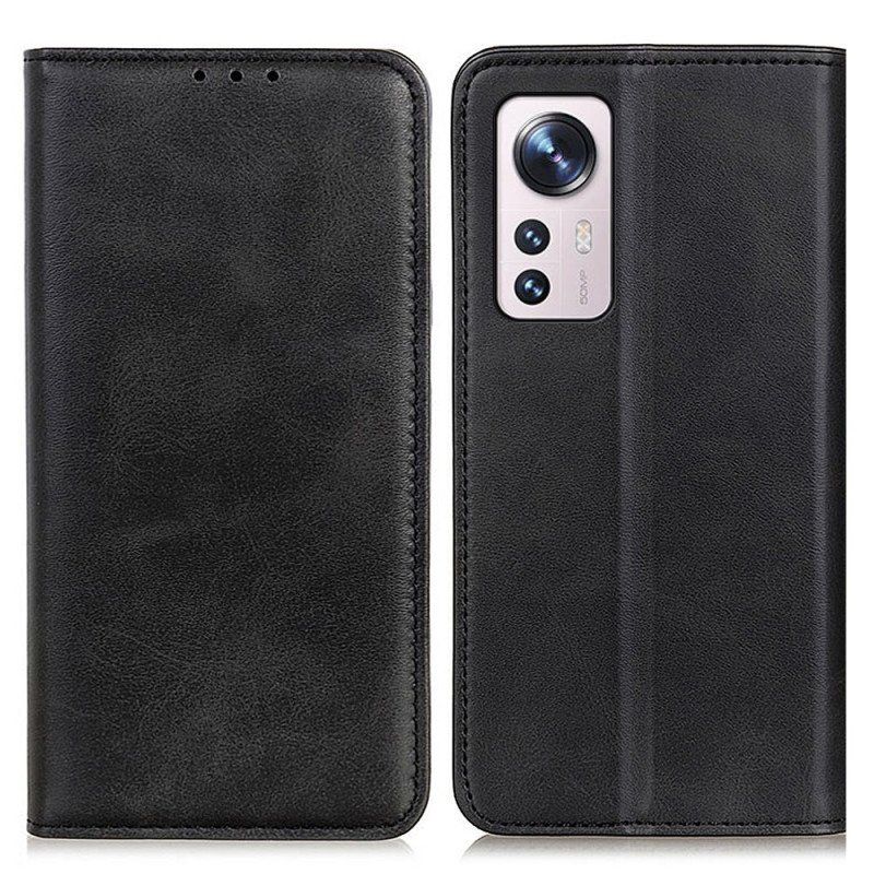 Etui Na Telefon do Xiaomi 12 / 12X Etui Folio Elegancka Dwoina Skórzana