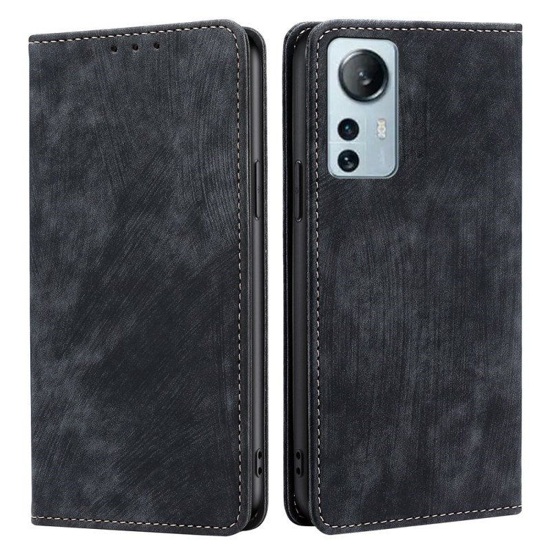 Etui Na Telefon do Xiaomi 12 Lite Etui Folio Skórzany Styl Retro