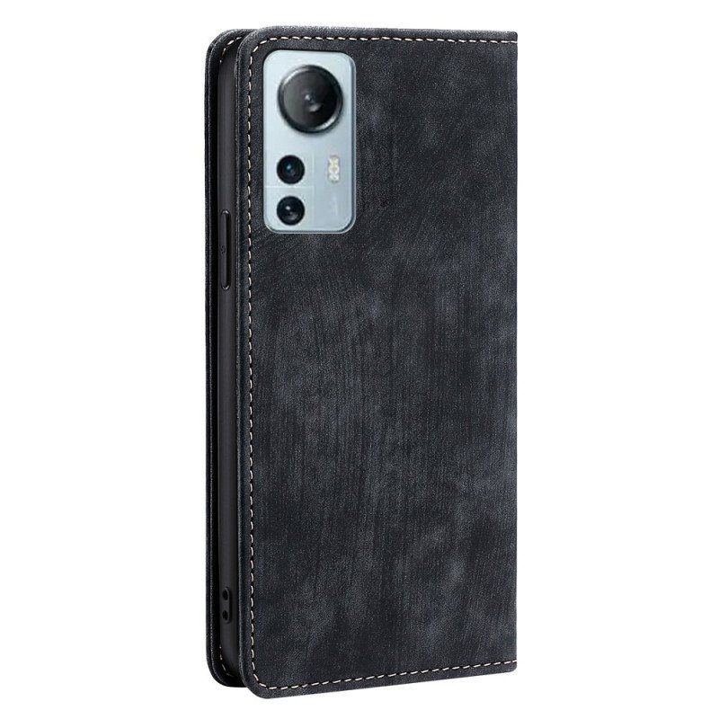 Etui Na Telefon do Xiaomi 12 Lite Etui Folio Skórzany Styl Retro