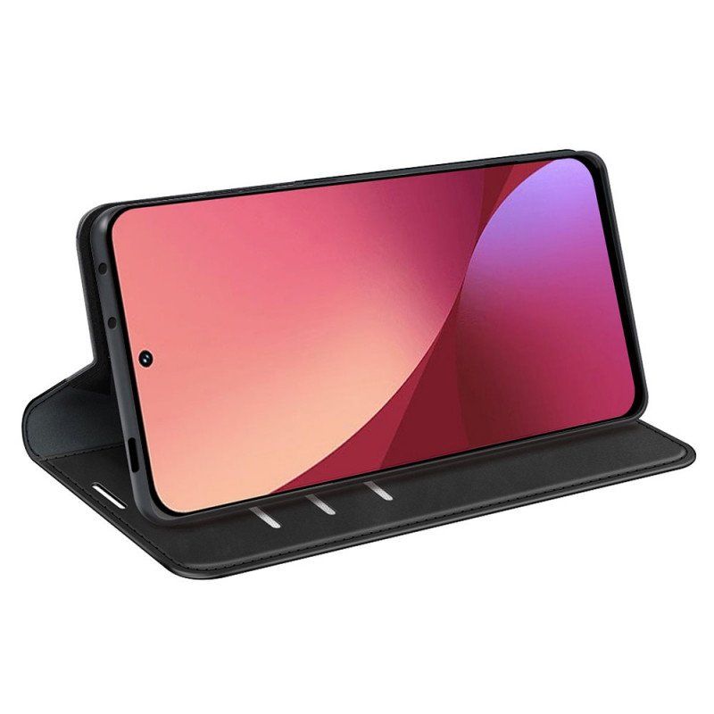 Etui Na Telefon do Xiaomi 12 Pro Etui Folio Dotyk Skóry