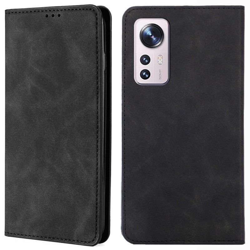 Etui Na Telefon do Xiaomi 12 Pro Etui Folio Odczucie Skóry