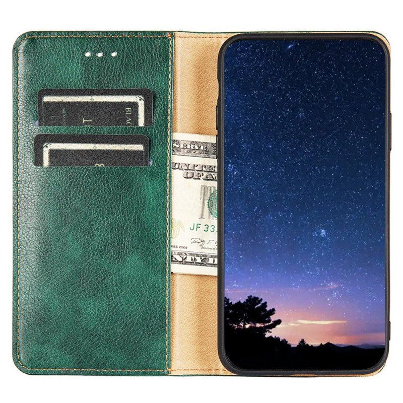 Etui Na Telefon do Xiaomi 12 Pro Etui Folio Przeszycia Ze Sztucznej Skóry