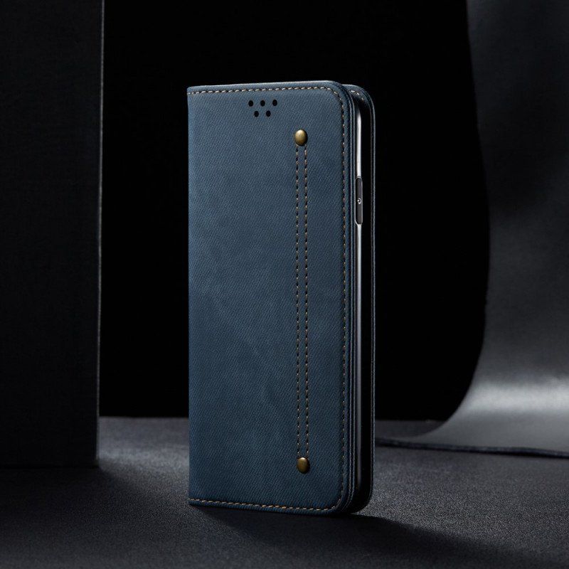 Etui Na Telefon do Xiaomi 12 Pro Etui Folio Tkanina Dżinsowa