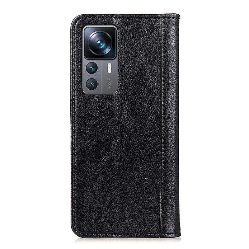 Etui Na Telefon do Xiaomi 12T / 12T Pro Etui Folio Dwoina Skóry