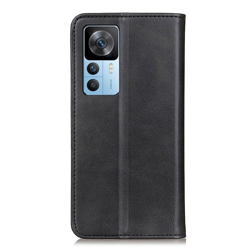 Etui Na Telefon do Xiaomi 12T / 12T Pro Etui Folio Dwoina Skóry