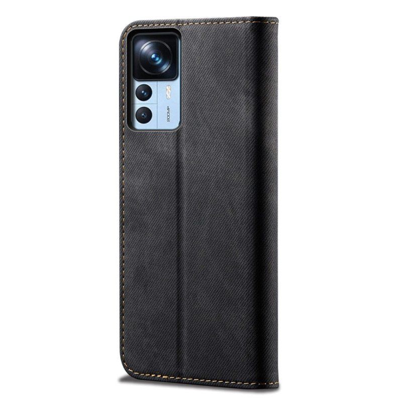 Etui Na Telefon do Xiaomi 12T / 12T Pro Etui Folio Tkanina