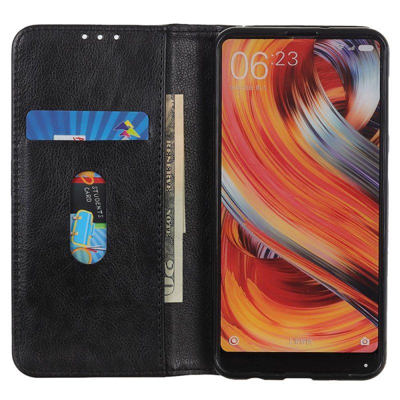 Etui Na Telefon do Xiaomi 13 Lite Etui Folio Kolorowa Wersja Skóry Dwoinowej