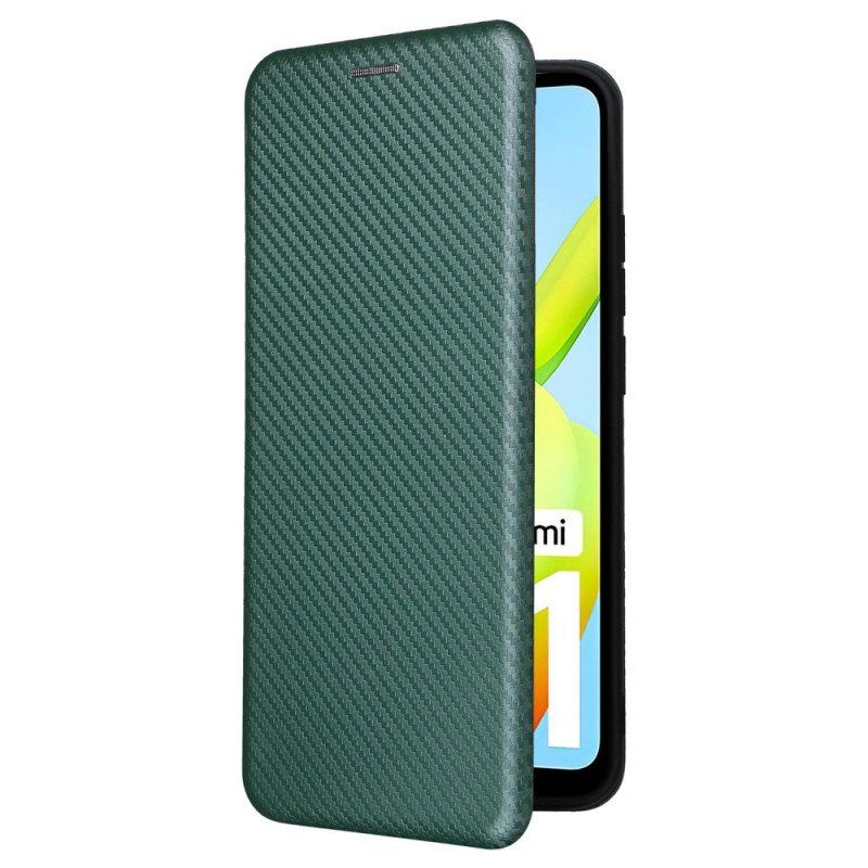 Etui Na Telefon do Xiaomi Redmi A1 Etui Folio Włókno Węglowe