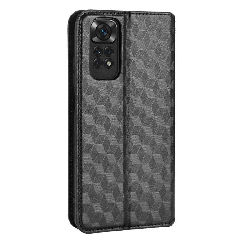 Etui Na Telefon do Xiaomi Redmi Note 11 / 11S Etui Folio Efekt Diamentowej Skóry 3d