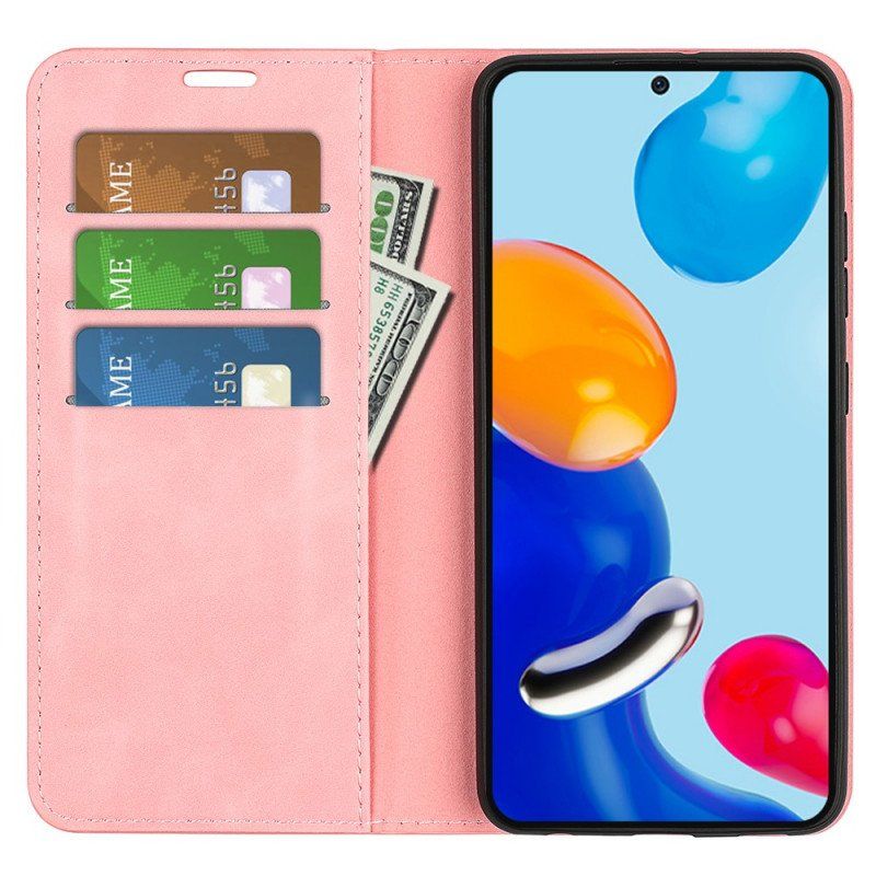 Etui Na Telefon do Xiaomi Redmi Note 11 / 11S Etui Folio Efekt Skóry