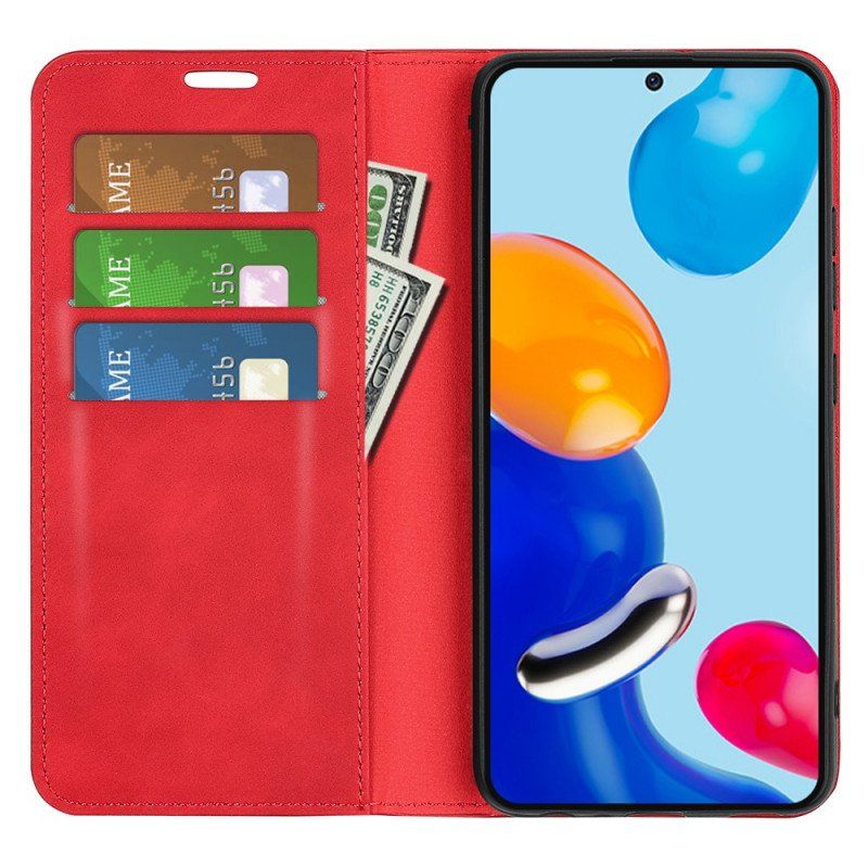 Etui Na Telefon do Xiaomi Redmi Note 11 / 11S Etui Folio Efekt Skóry