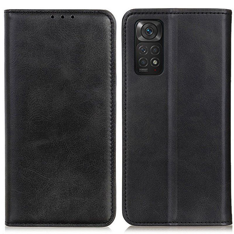 Etui Na Telefon do Xiaomi Redmi Note 11 / 11S Etui Folio Elegancka Dwoina Skórzana