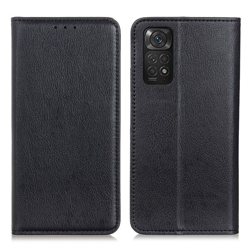 Etui Na Telefon do Xiaomi Redmi Note 11 / 11S Etui Folio Liczi Split Skórzana Tekstura