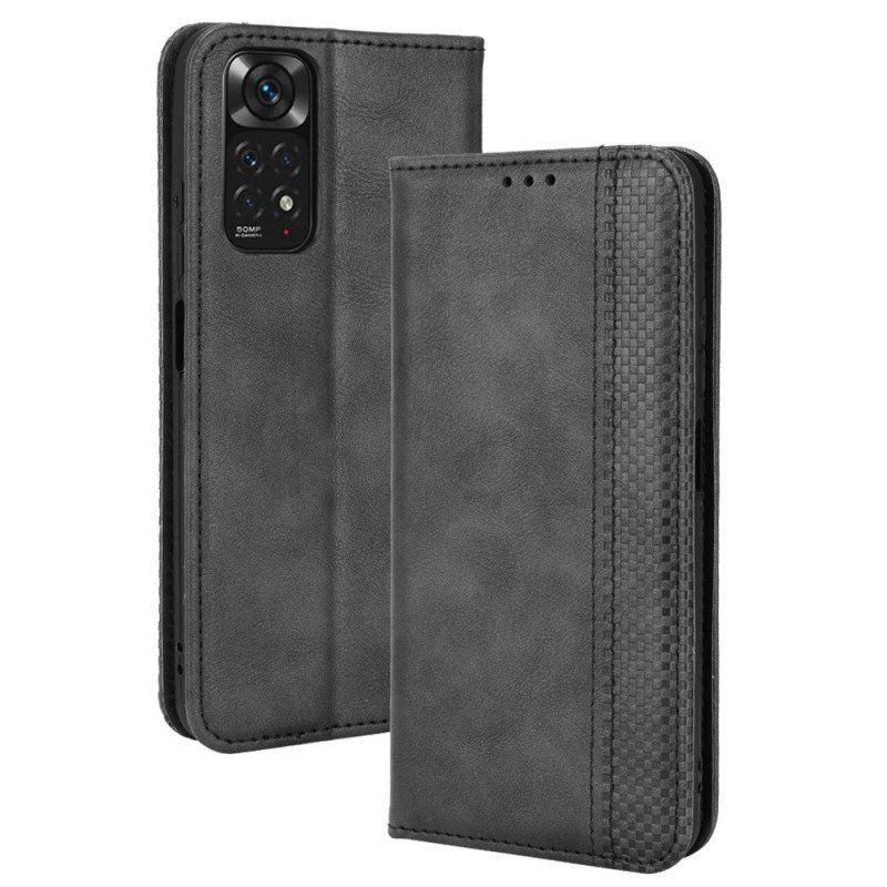 Etui Na Telefon do Xiaomi Redmi Note 11 / 11S Etui Folio Stylizowany Efekt Skóry W Stylu Vintage