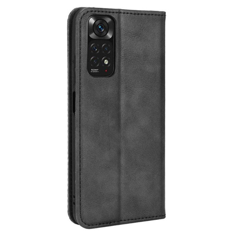 Etui Na Telefon do Xiaomi Redmi Note 11 / 11S Etui Folio Stylizowany Efekt Skóry W Stylu Vintage