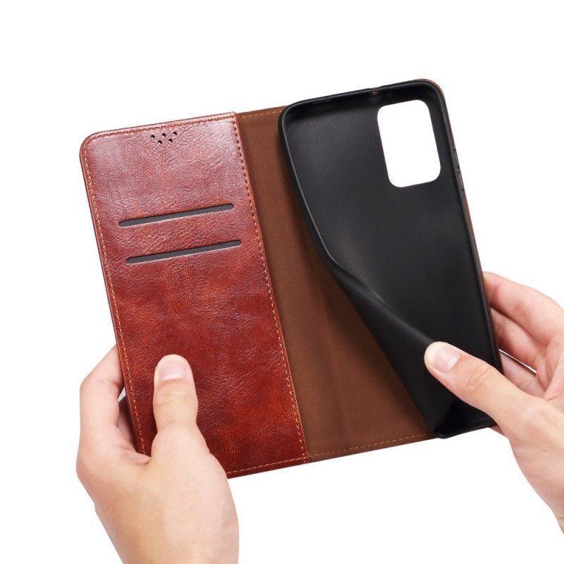 Etui Na Telefon do Xiaomi Redmi Note 11 / 11S Etui Folio Woskowana Sztuczna Skóra