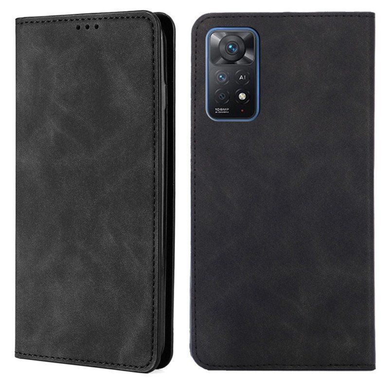 Etui Na Telefon do Xiaomi Redmi Note 11 Pro / 11 Pro 5G Etui Folio Dotyk Skóry