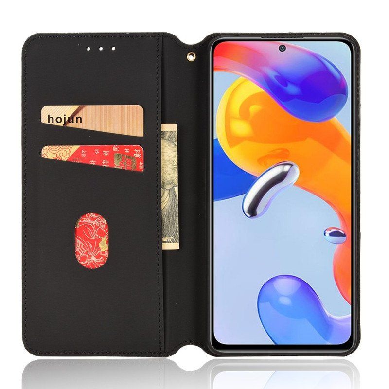 Etui Na Telefon do Xiaomi Redmi Note 11 Pro / 11 Pro 5G Etui Folio Efekt Diamentowej Skóry 3d