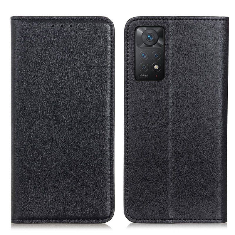 Etui Na Telefon do Xiaomi Redmi Note 11 Pro / 11 Pro 5G Etui Folio Skóra Dwoinowa Liczi