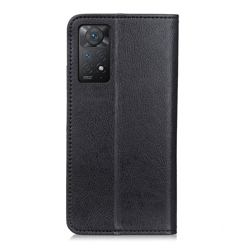 Etui Na Telefon do Xiaomi Redmi Note 11 Pro / 11 Pro 5G Etui Folio Skóra Dwoinowa Liczi