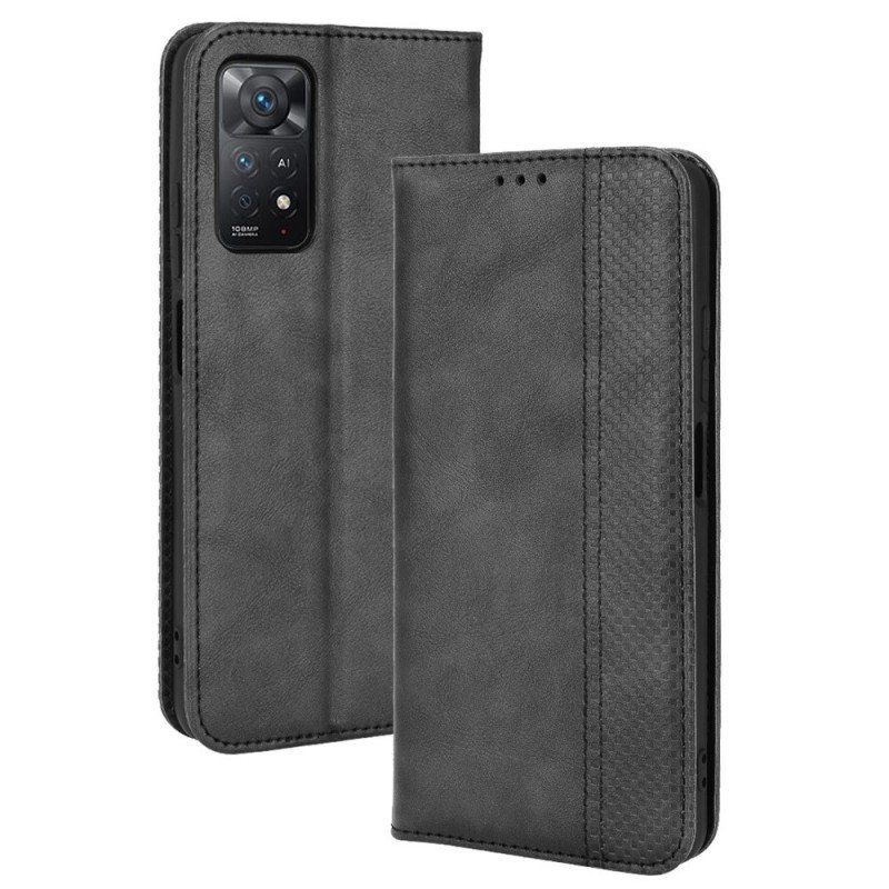 Etui Na Telefon do Xiaomi Redmi Note 11 Pro / 11 Pro 5G Etui Folio Stylizowany Efekt Skóry W Stylu Vintage