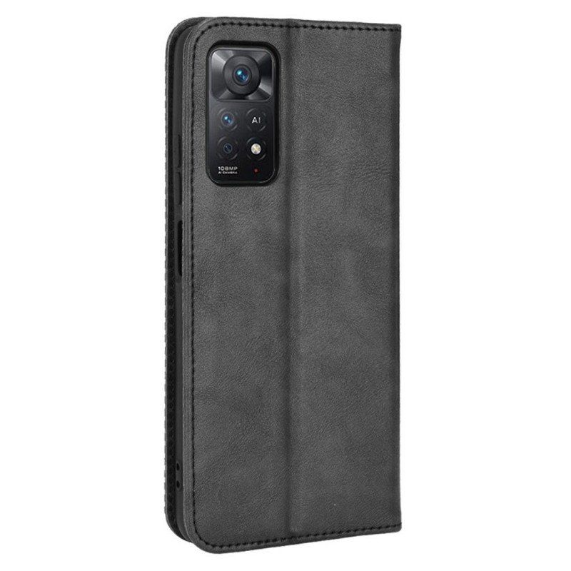 Etui Na Telefon do Xiaomi Redmi Note 11 Pro / 11 Pro 5G Etui Folio Stylizowany Efekt Skóry W Stylu Vintage