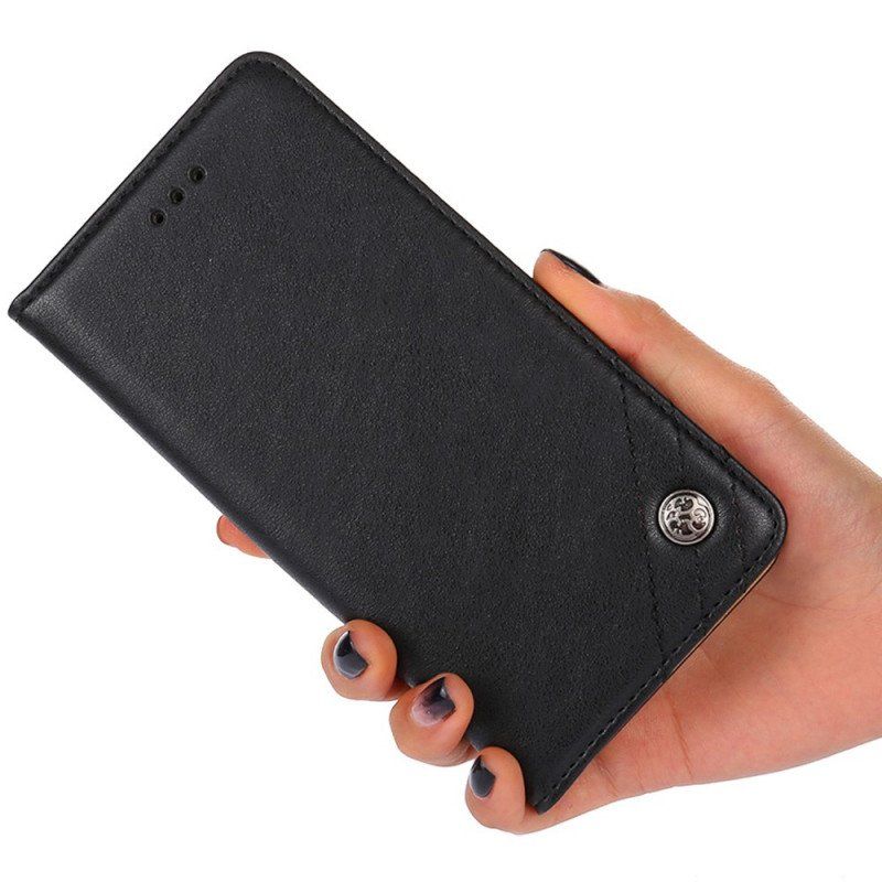 Etui Na Telefon do Xiaomi Redmi Note 11 Pro / 11 Pro 5G Etui Folio Stylowy Skórzany Nit