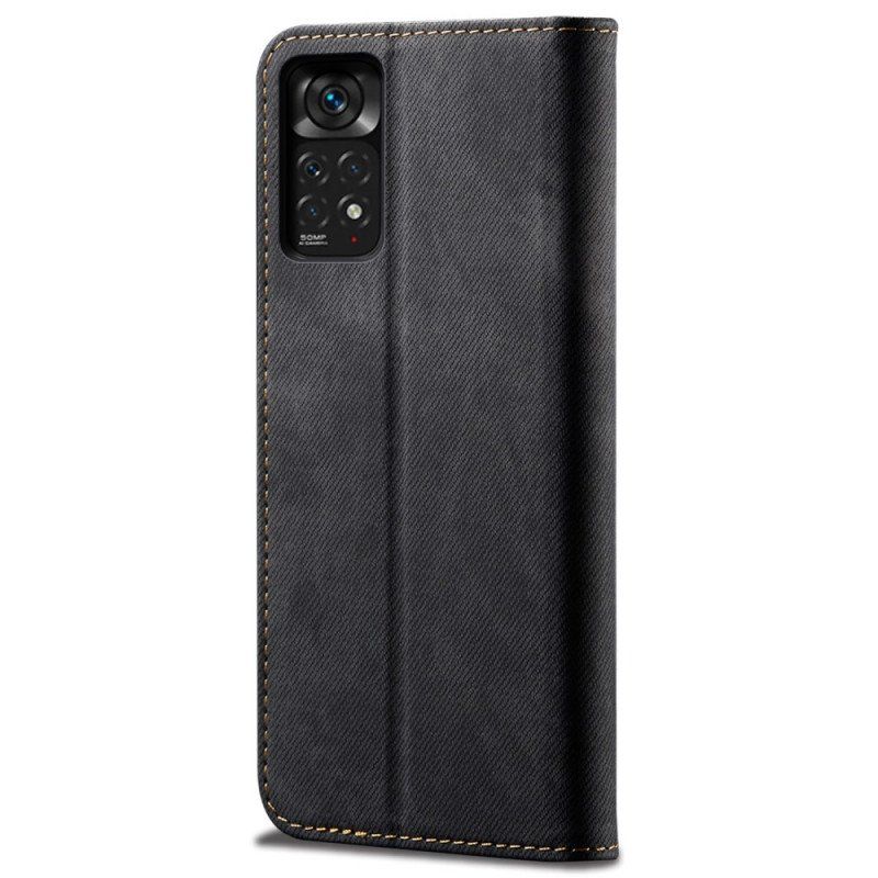 Etui Na Telefon do Xiaomi Redmi Note 11 Pro / 11 Pro 5G Etui Folio Tkanina Dżinsowa