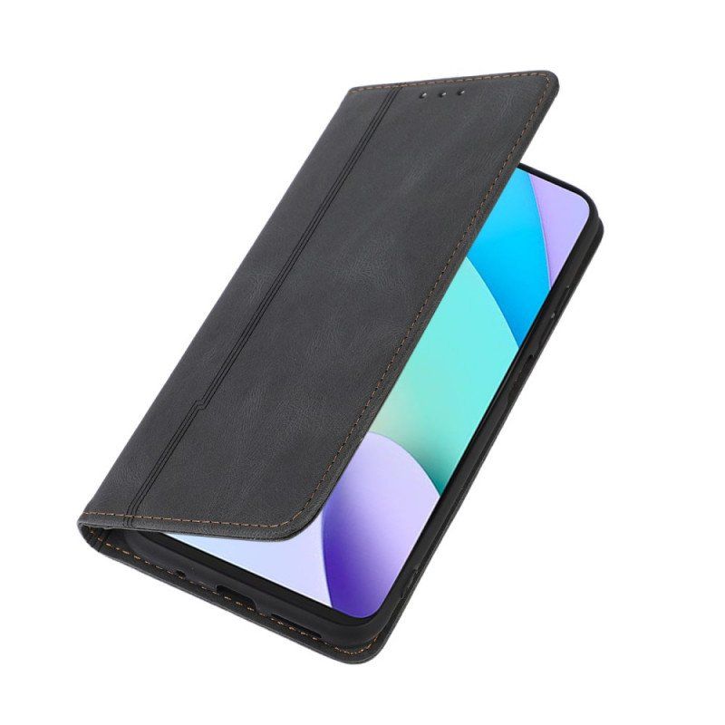 Etui Na Telefon do Xiaomi Redmi Note 11 Pro Plus 5G Etui Folio Stylowa Skórzana Linia