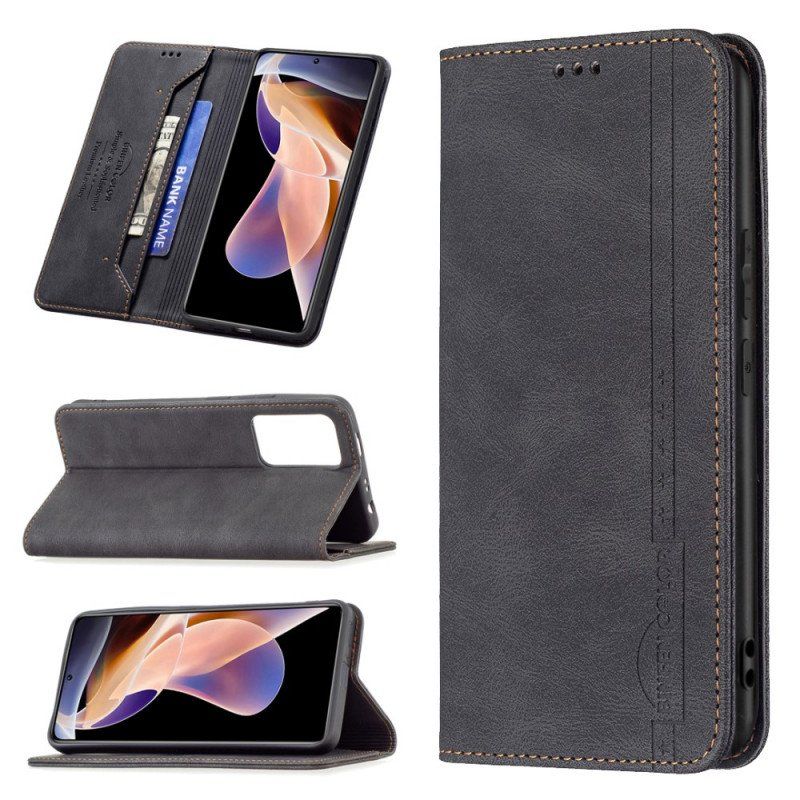 Etui Na Telefon do Xiaomi Redmi Note 11 Pro Plus 5G Etui Folio Szycie Binfen Color Rfid