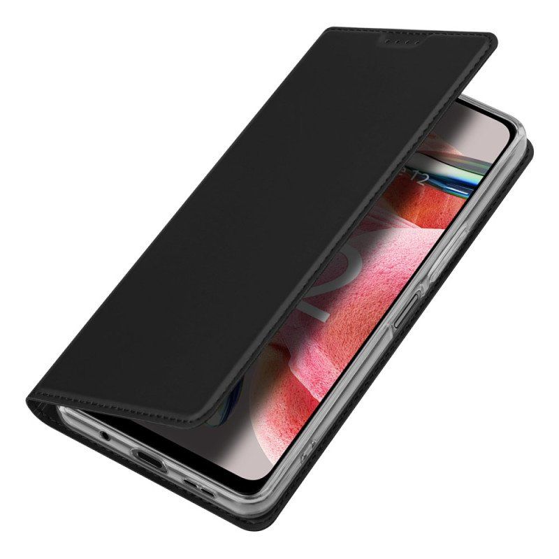 Etui Na Telefon do Xiaomi Redmi Note 12 4G Etui Folio Seria Skin-pro Dux Ducis