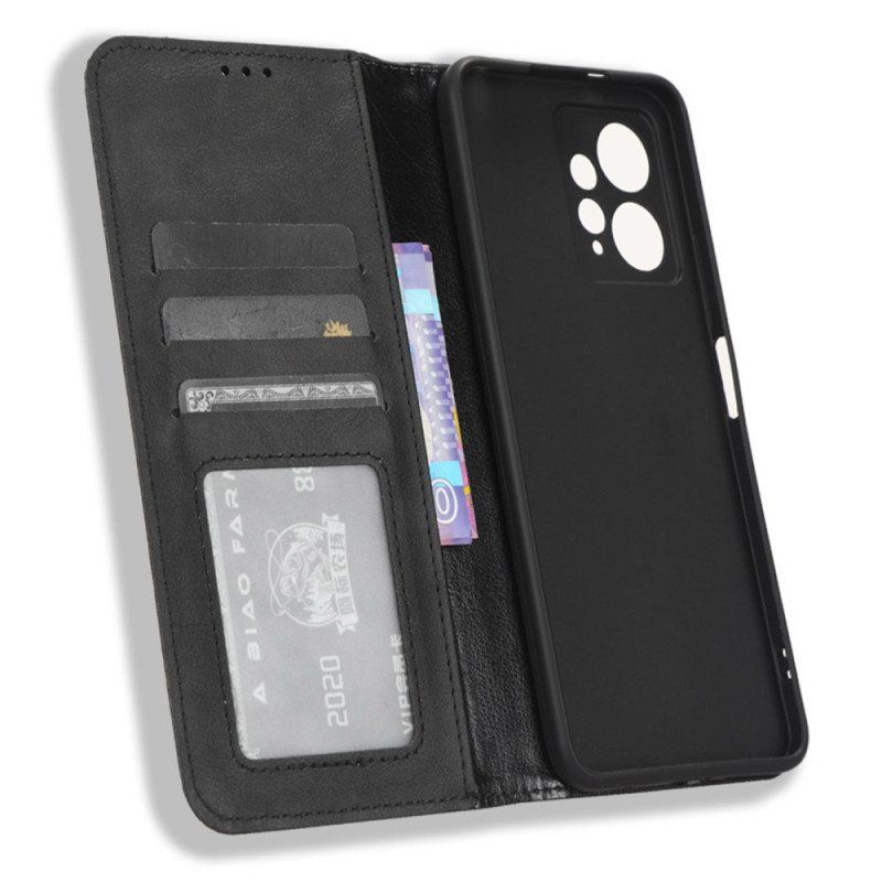 Etui Na Telefon do Xiaomi Redmi Note 12 4G Etui Folio Stylizowany Skórzany Styl