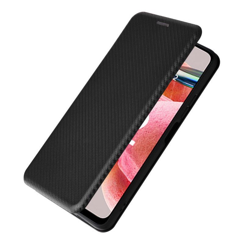 Etui Na Telefon do Xiaomi Redmi Note 12 4G Etui Folio Włókno Węglowe