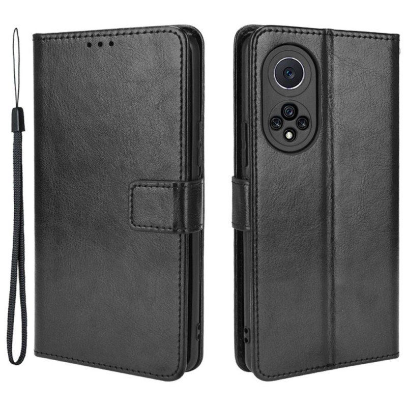 Etui Na Telefon Pokrowce do Honor 50 Pro Pro Faux Leather Błyszczący